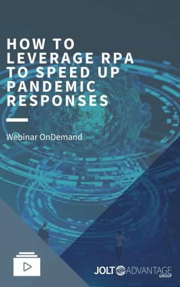 Webinar Cover - HOW TO LEVERAGE RPA TO SPEED UP PANDEMIC RESPONSES